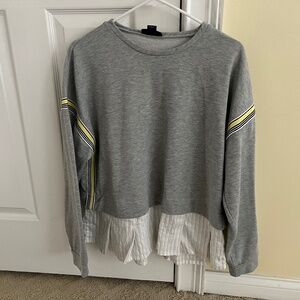 Maeve twofer sweatshirt, medium